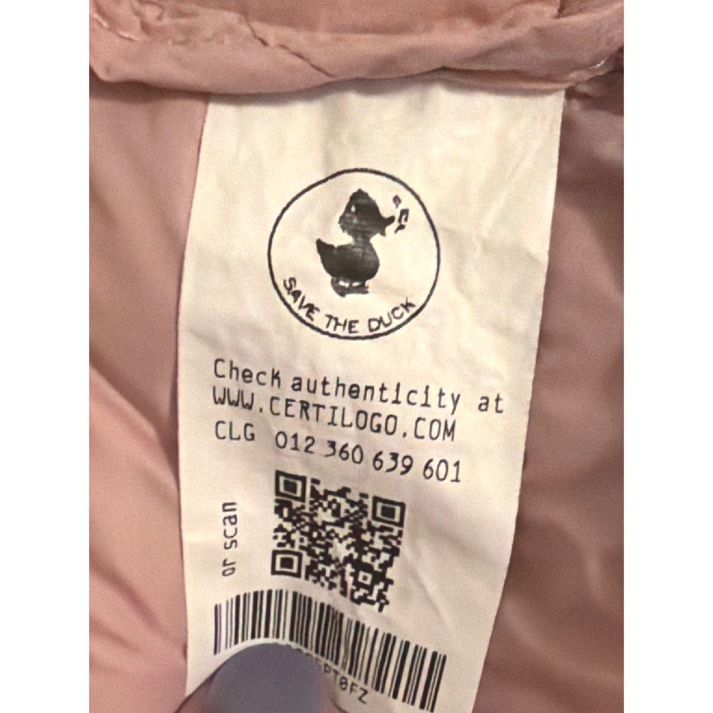 Save The Duck Womens Ultra Light Puffer Vest Blush Pink Plumtech Size 2 M Medium - Picture 6 of 9